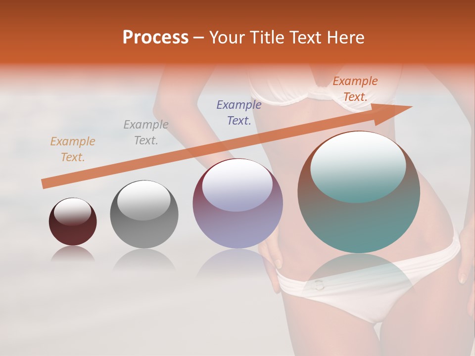 Tropical Legs Tan PowerPoint Template