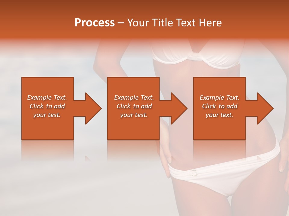 Tropical Legs Tan PowerPoint Template