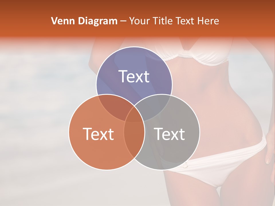 Tropical Legs Tan PowerPoint Template