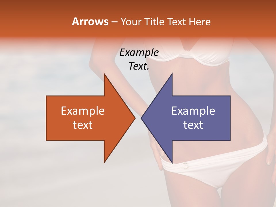 Tropical Legs Tan PowerPoint Template