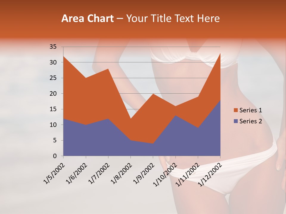 Tropical Legs Tan PowerPoint Template