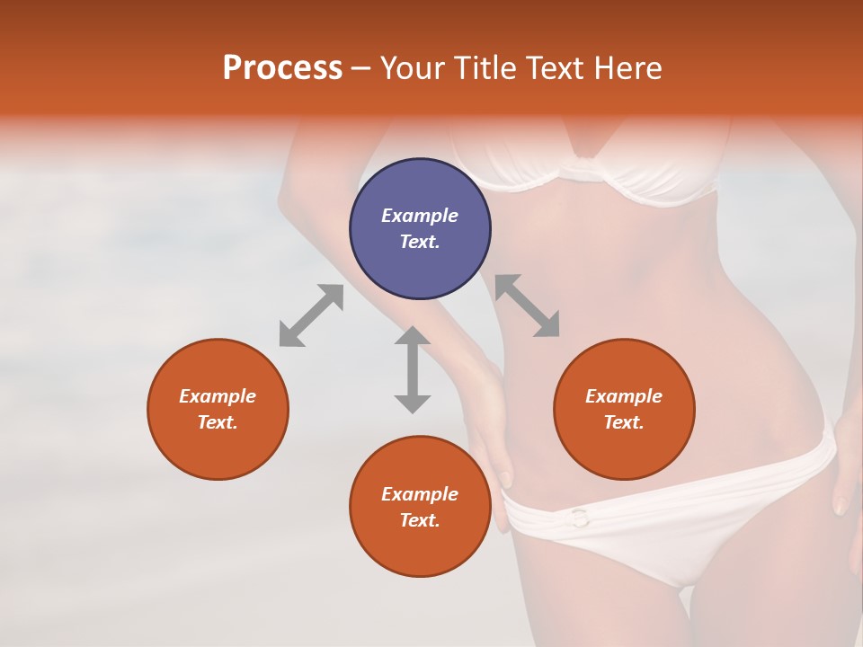 Tropical Legs Tan PowerPoint Template