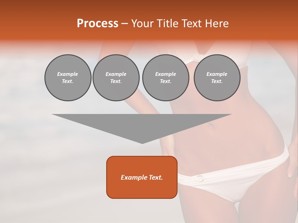 Tropical Legs Tan PowerPoint Template