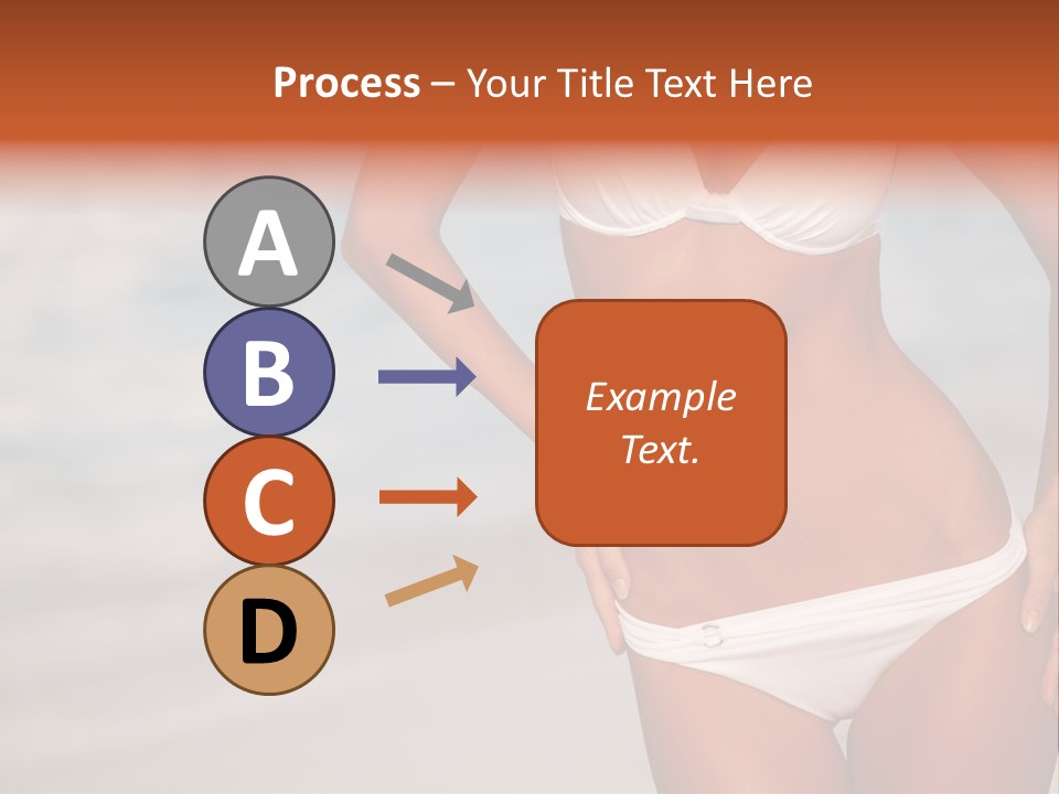 Tropical Legs Tan PowerPoint Template