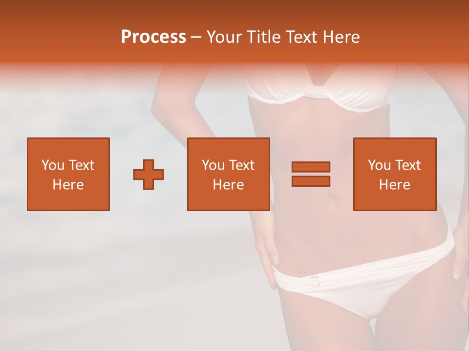 Tropical Legs Tan PowerPoint Template