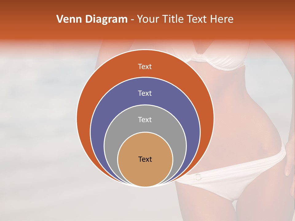 Tropical Legs Tan PowerPoint Template