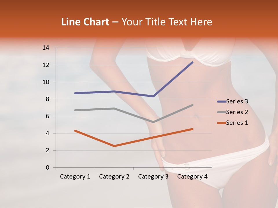 Tropical Legs Tan PowerPoint Template
