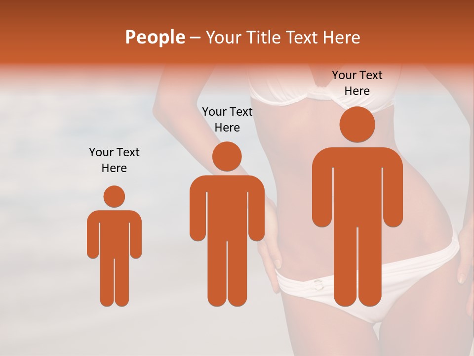 Tropical Legs Tan PowerPoint Template