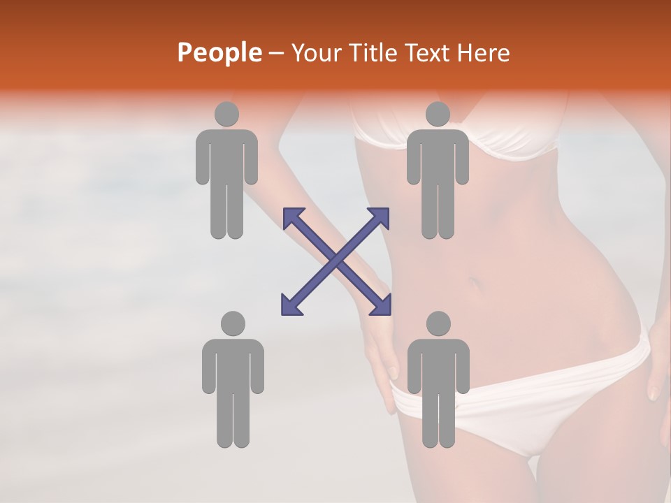 Tropical Legs Tan PowerPoint Template