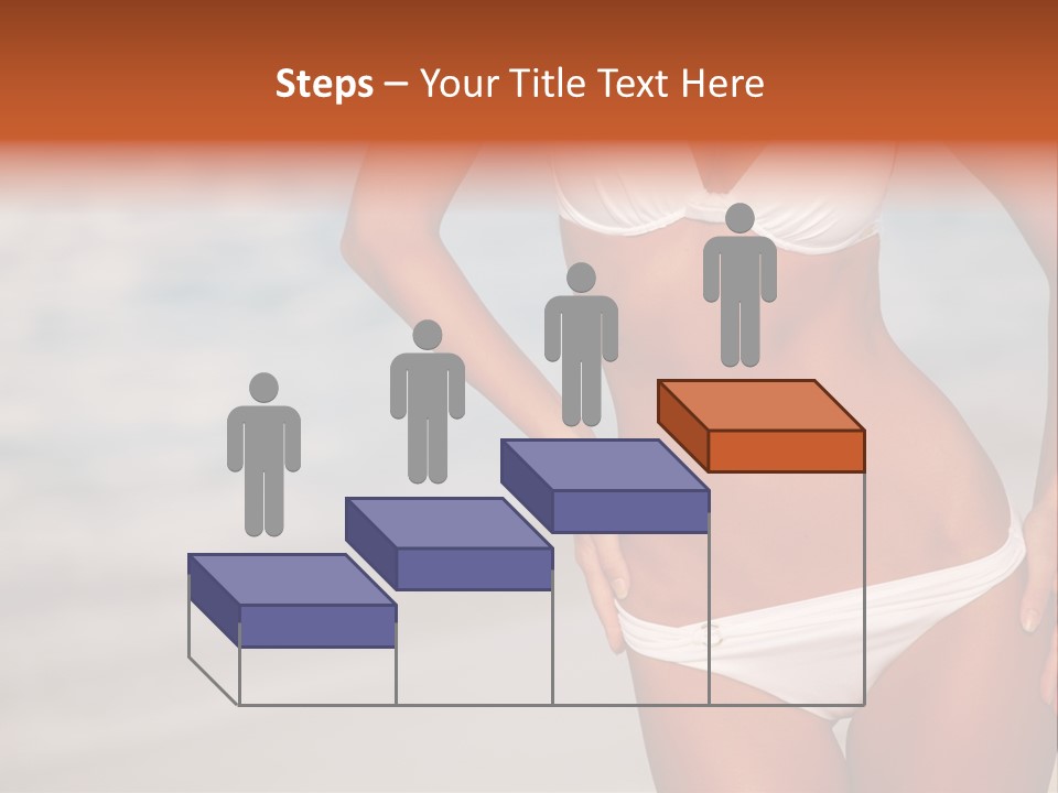 Tropical Legs Tan PowerPoint Template