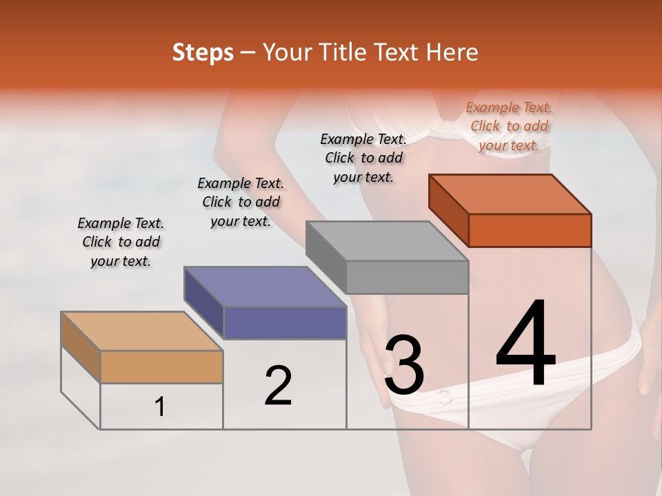 Tropical Legs Tan PowerPoint Template