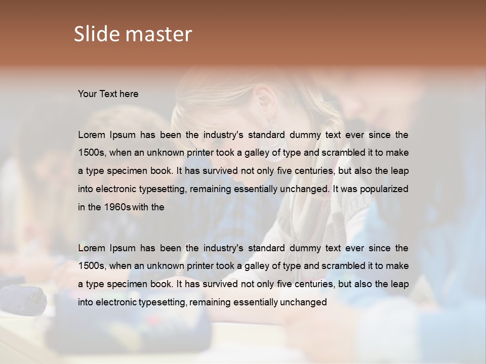 Student  Class PowerPoint Template