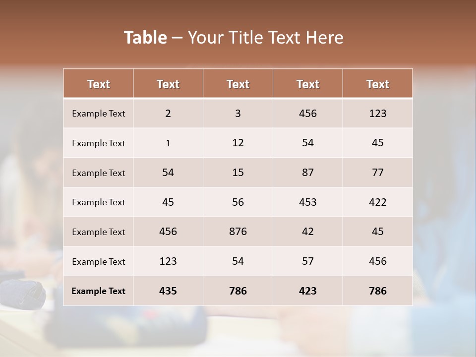 Student  Class PowerPoint Template