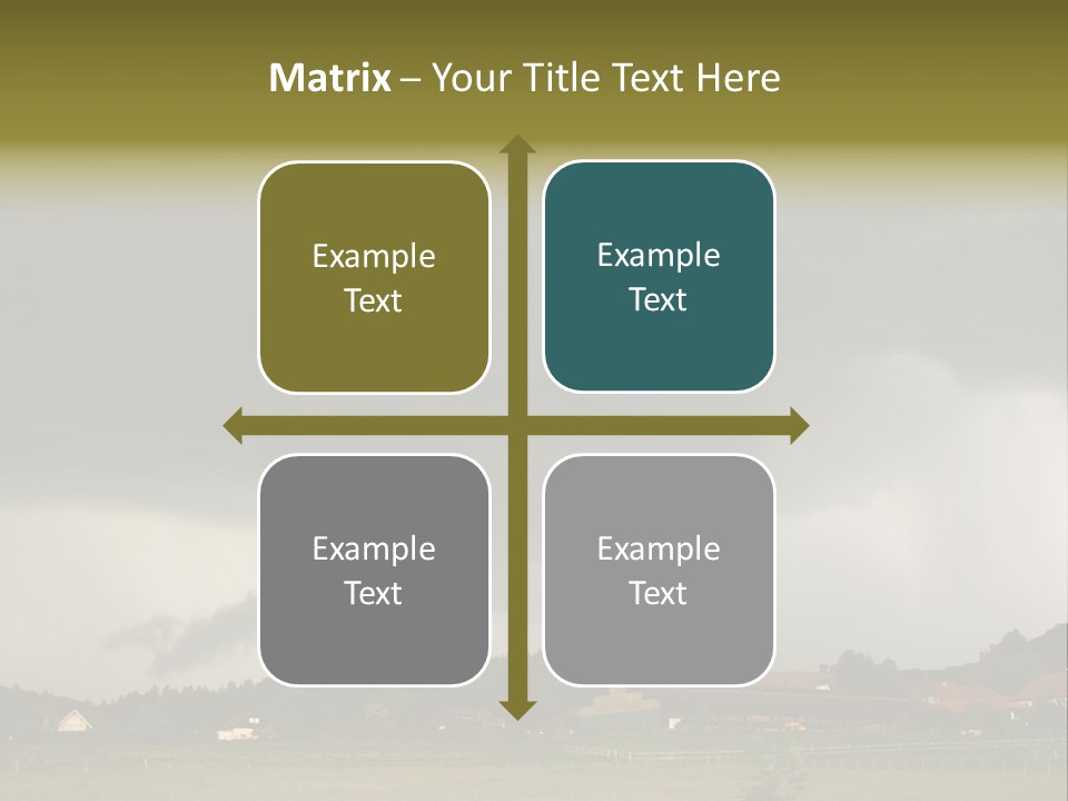 Damage Hurricane Weather Warning PowerPoint Template