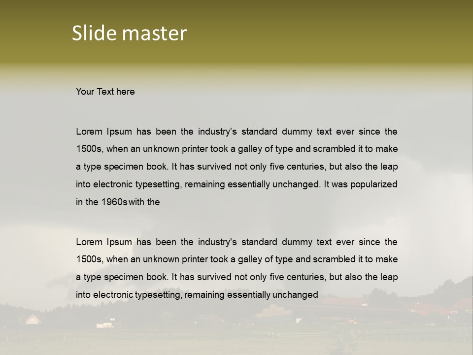 Damage Hurricane Weather Warning PowerPoint Template