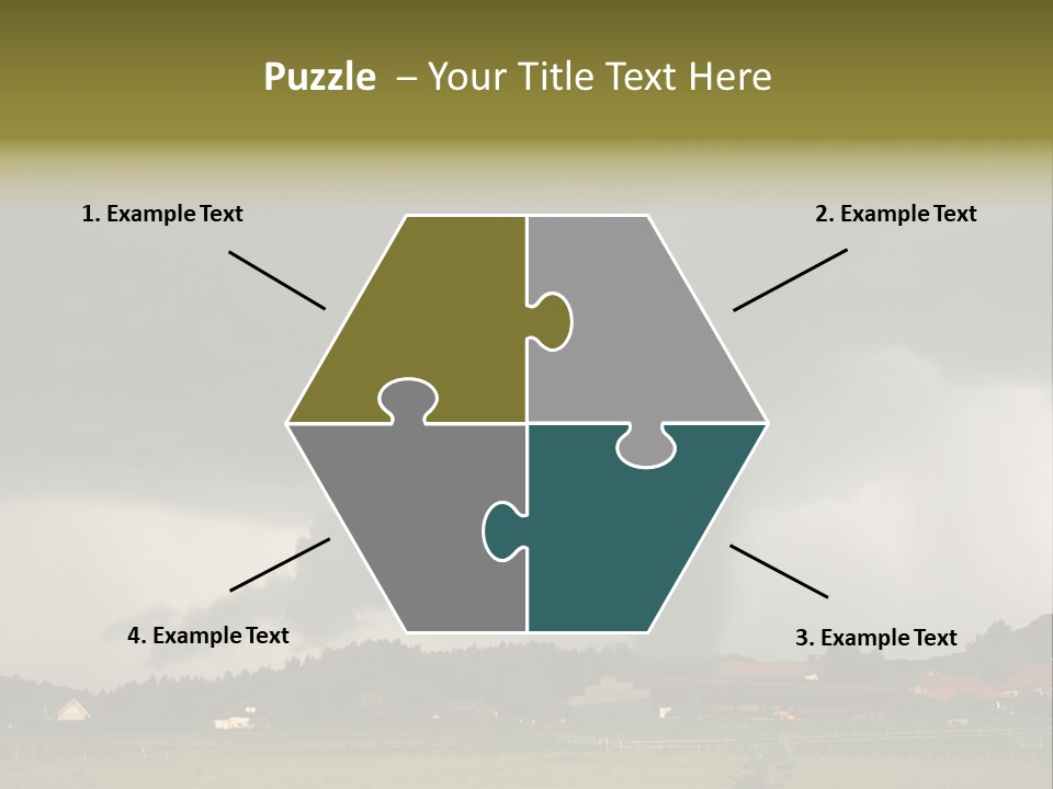 Damage Hurricane Weather Warning PowerPoint Template