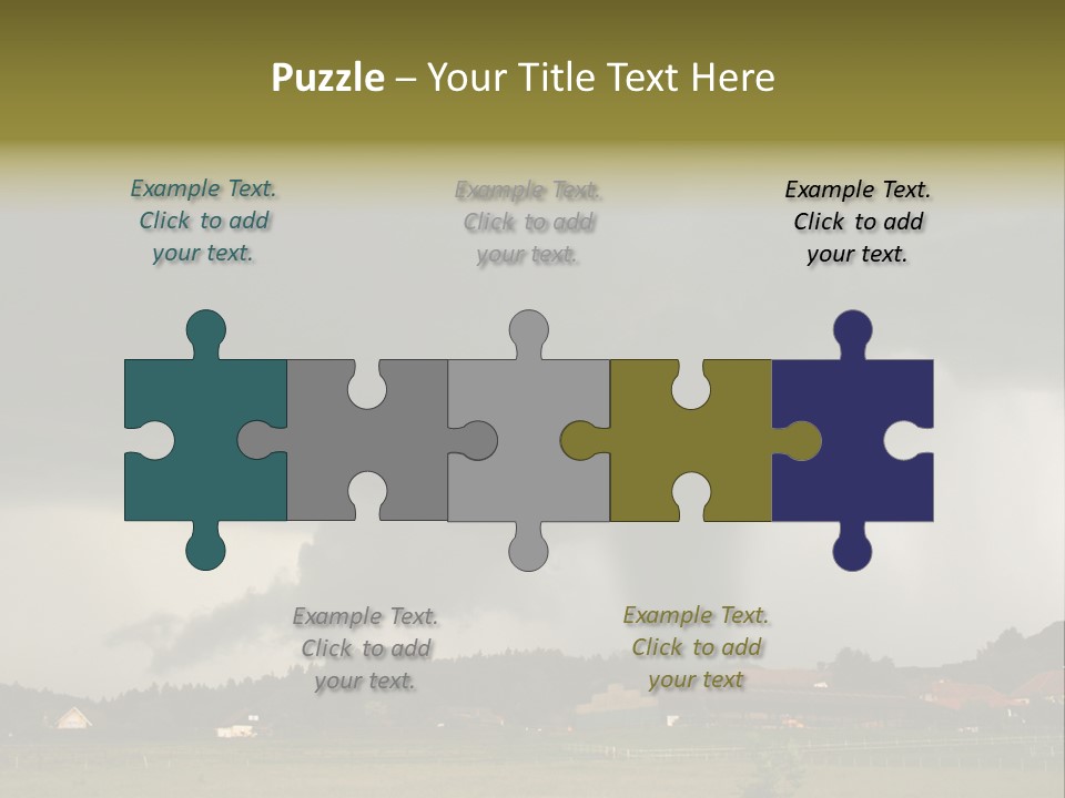 Damage Hurricane Weather Warning PowerPoint Template