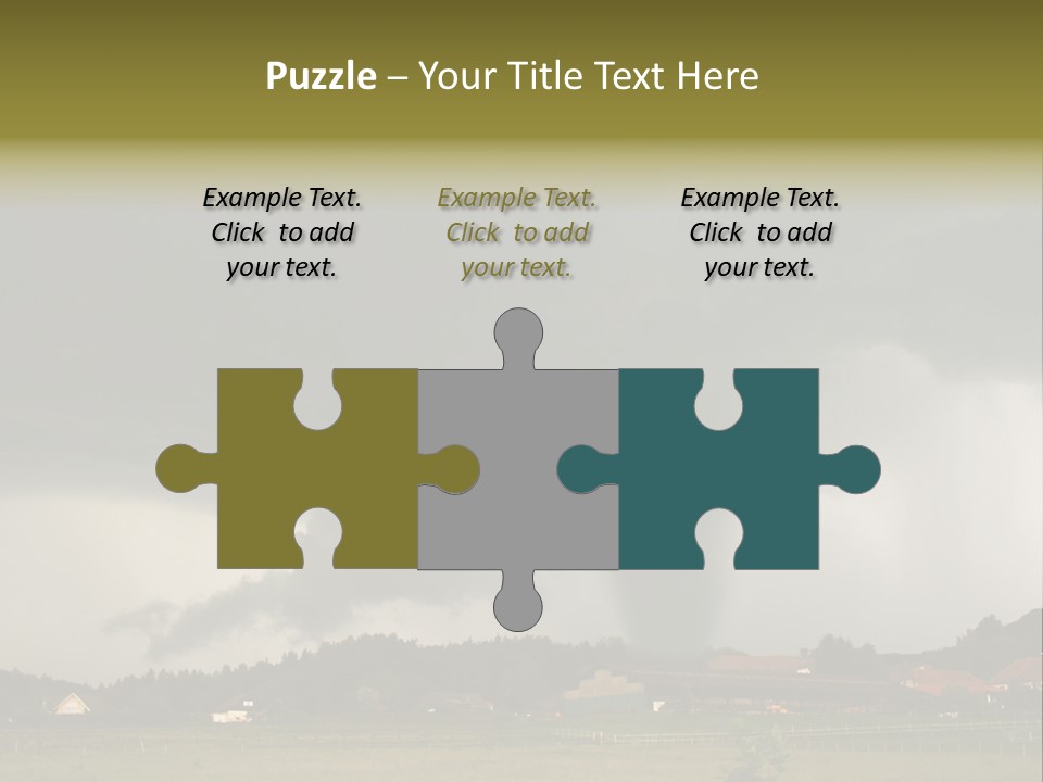 Damage Hurricane Weather Warning PowerPoint Template