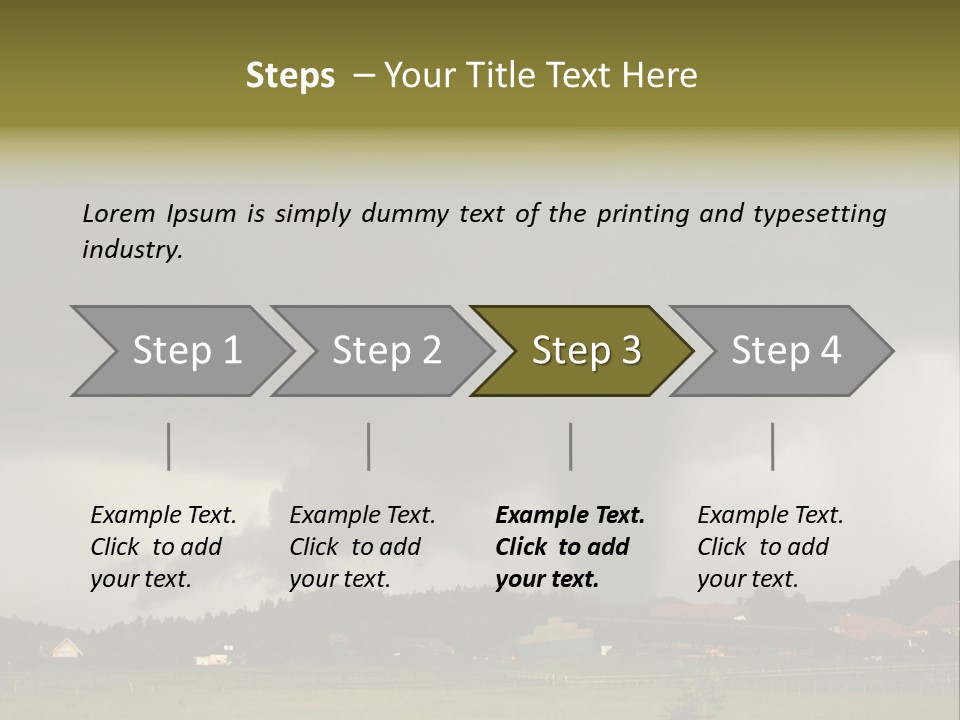 Damage Hurricane Weather Warning PowerPoint Template