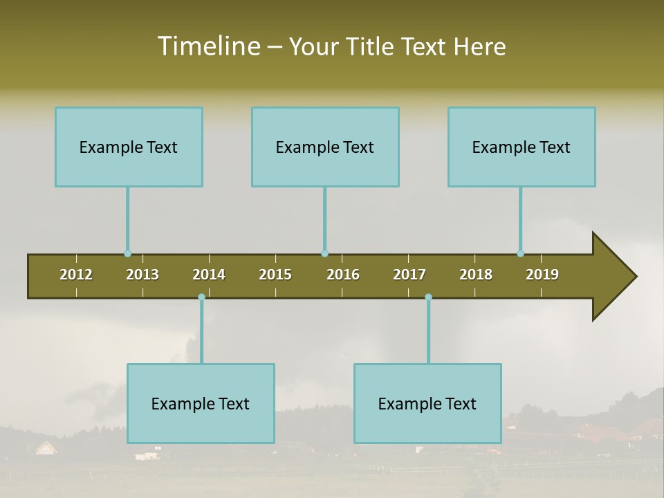 Damage Hurricane Weather Warning PowerPoint Template
