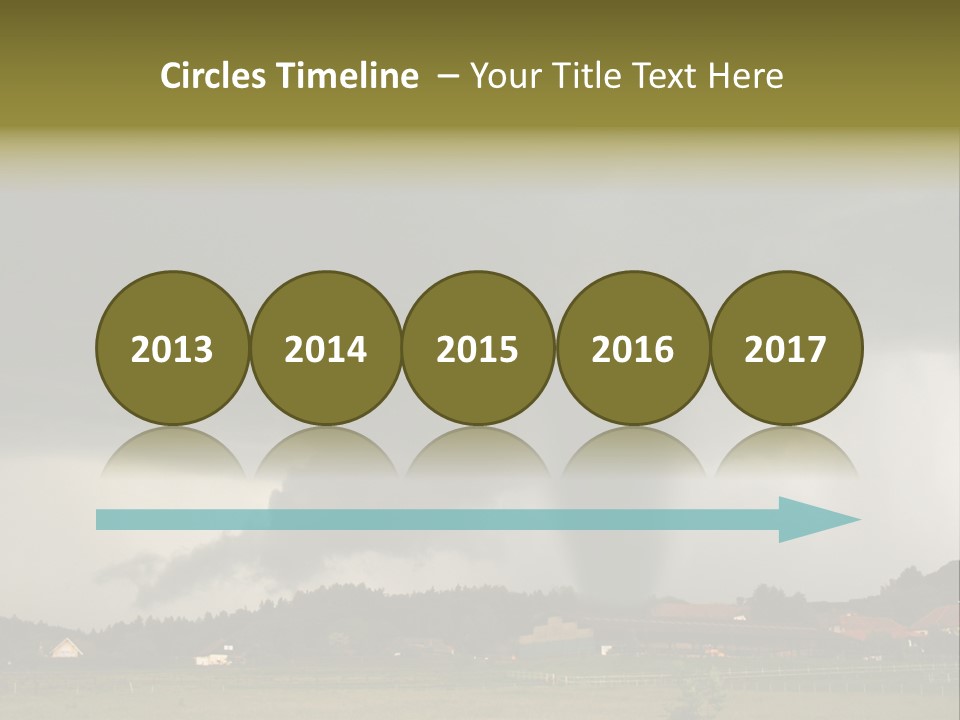 Damage Hurricane Weather Warning PowerPoint Template