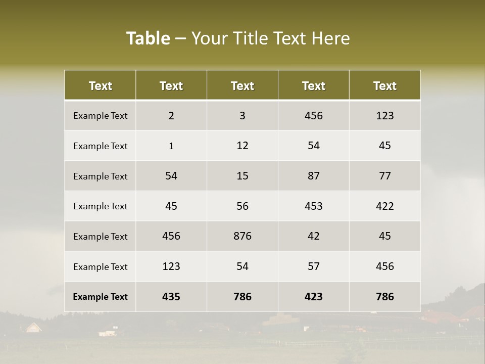 Damage Hurricane Weather Warning PowerPoint Template