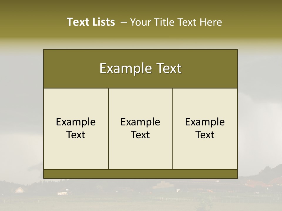 Damage Hurricane Weather Warning PowerPoint Template