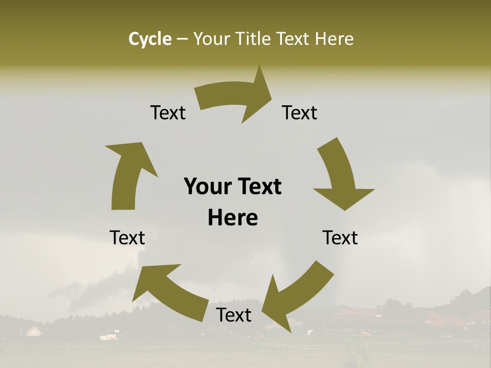 Damage Hurricane Weather Warning PowerPoint Template