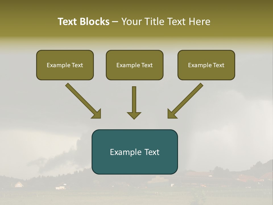 Damage Hurricane Weather Warning PowerPoint Template