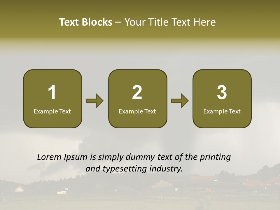 Damage Hurricane Weather Warning PowerPoint Template