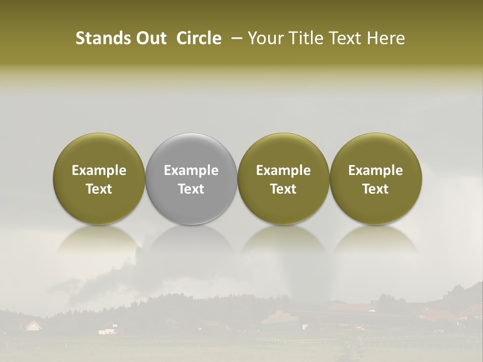 Damage Hurricane Weather Warning PowerPoint Template