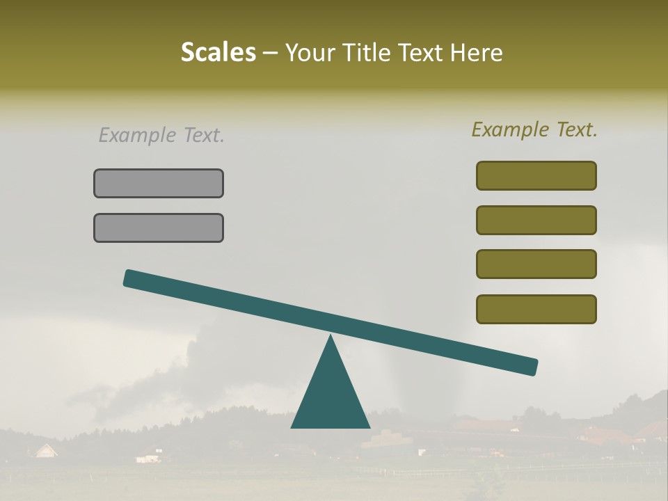 Damage Hurricane Weather Warning PowerPoint Template