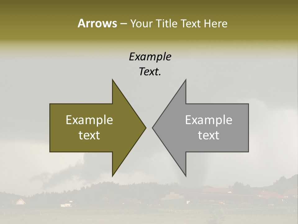 Damage Hurricane Weather Warning PowerPoint Template