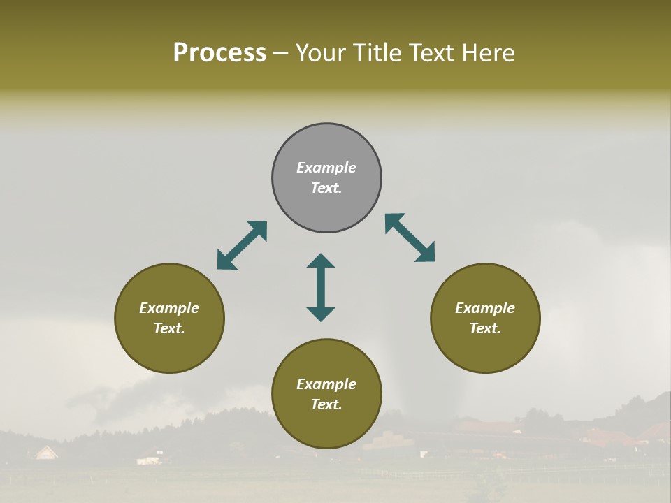Damage Hurricane Weather Warning PowerPoint Template
