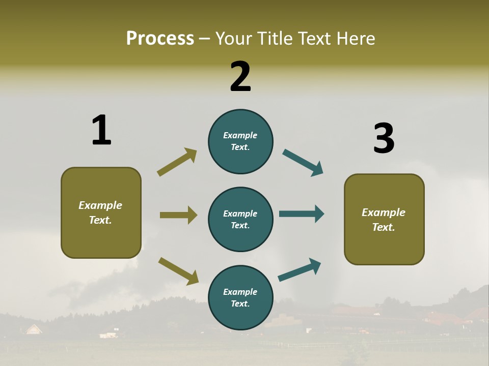 Damage Hurricane Weather Warning PowerPoint Template