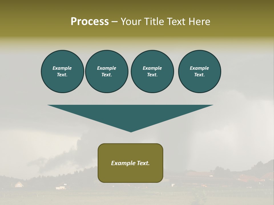 Damage Hurricane Weather Warning PowerPoint Template