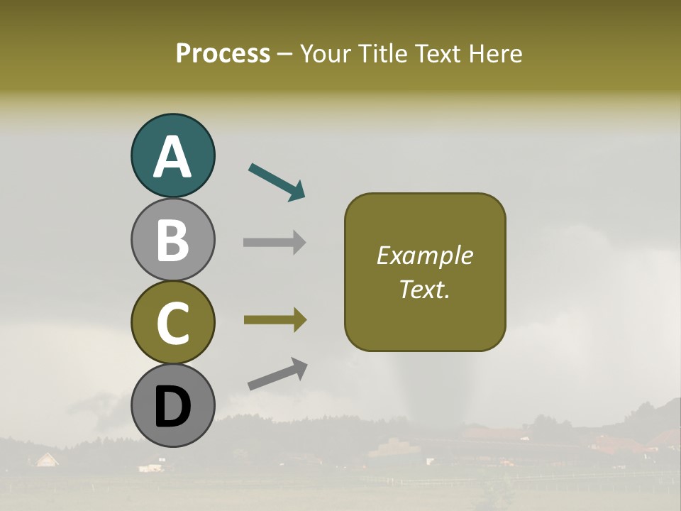 Damage Hurricane Weather Warning PowerPoint Template
