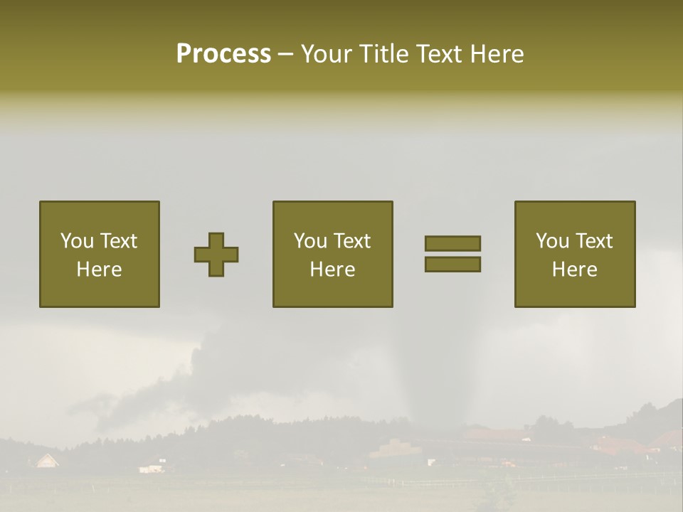 Damage Hurricane Weather Warning PowerPoint Template