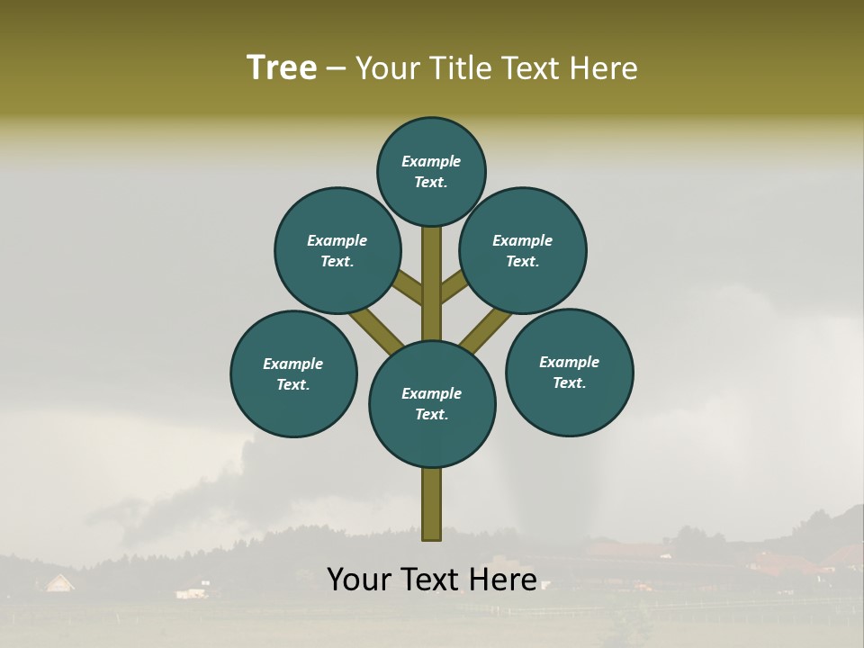 Damage Hurricane Weather Warning PowerPoint Template