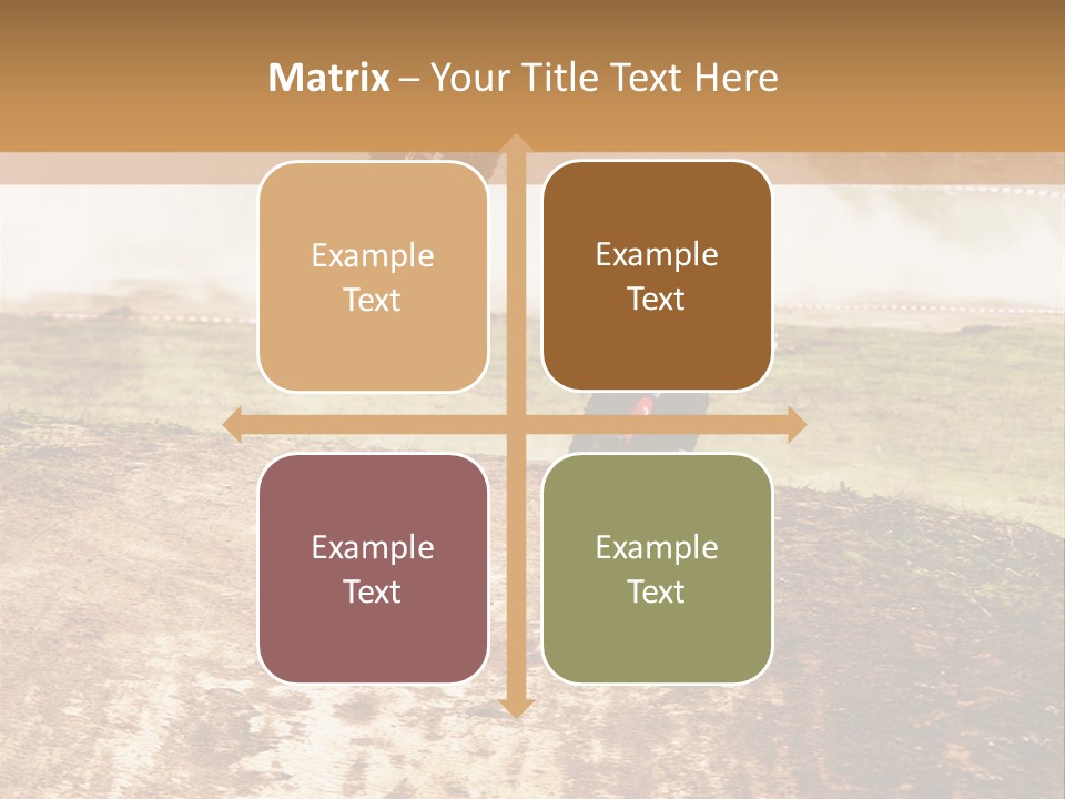 Intense Motocross Speed PowerPoint Template