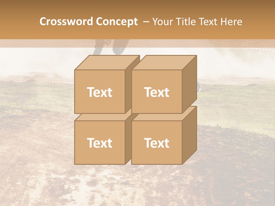Intense Motocross Speed PowerPoint Template