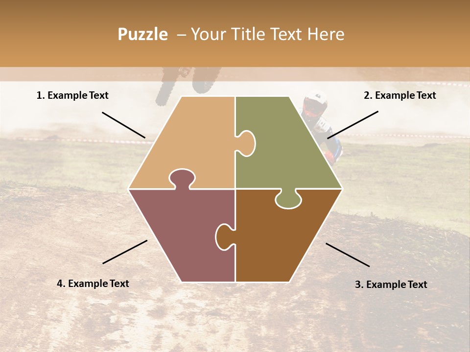 Intense Motocross Speed PowerPoint Template