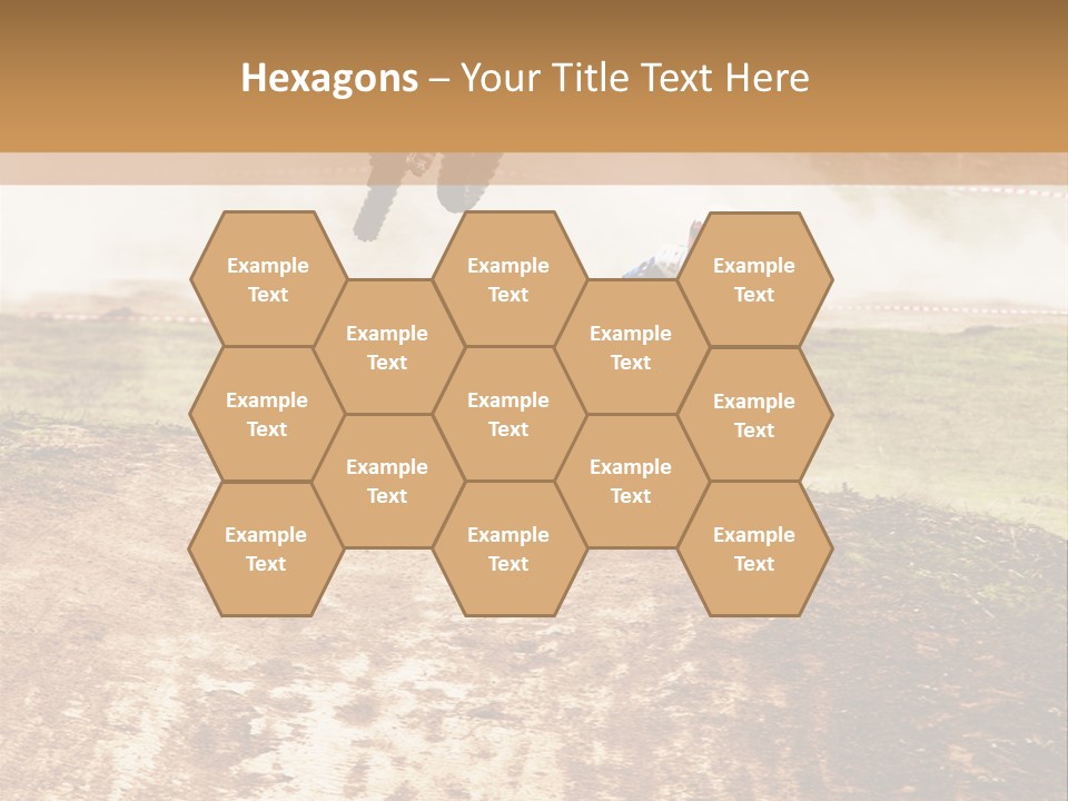 Intense Motocross Speed PowerPoint Template