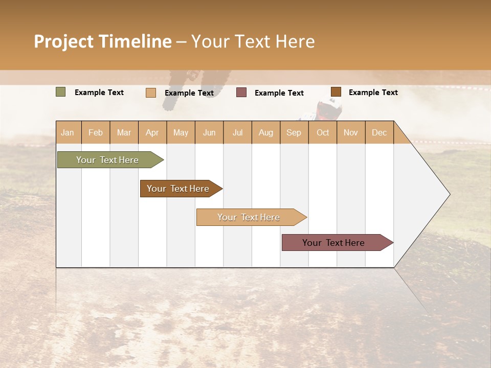 Intense Motocross Speed PowerPoint Template