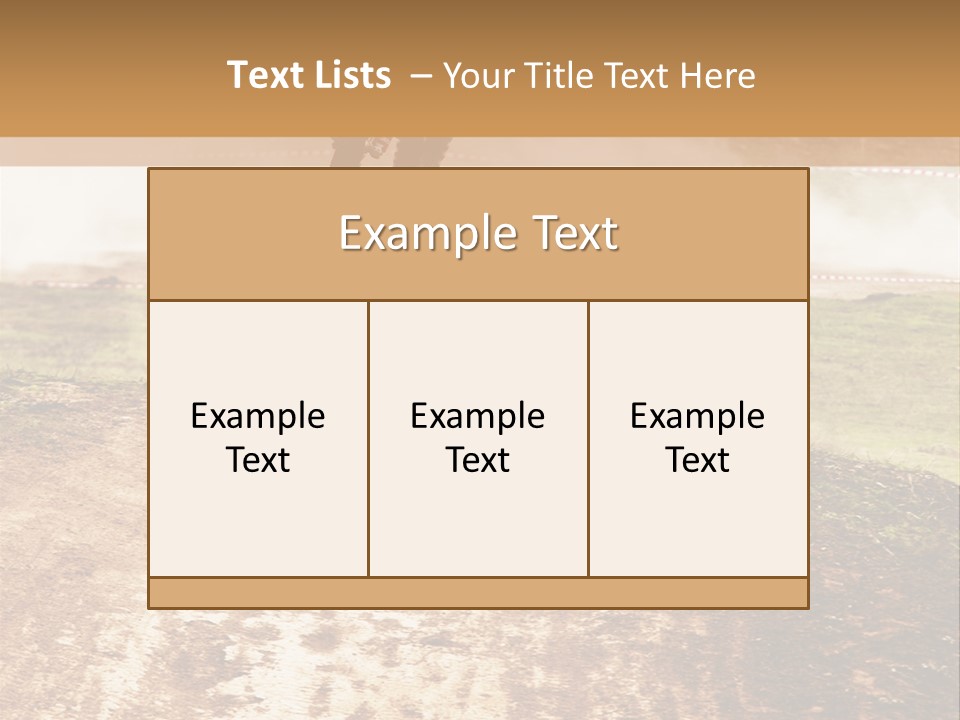 Intense Motocross Speed PowerPoint Template