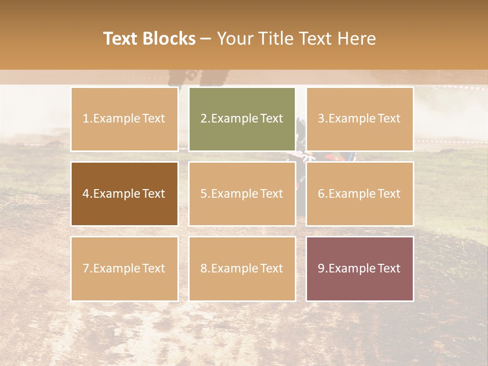 Intense Motocross Speed PowerPoint Template