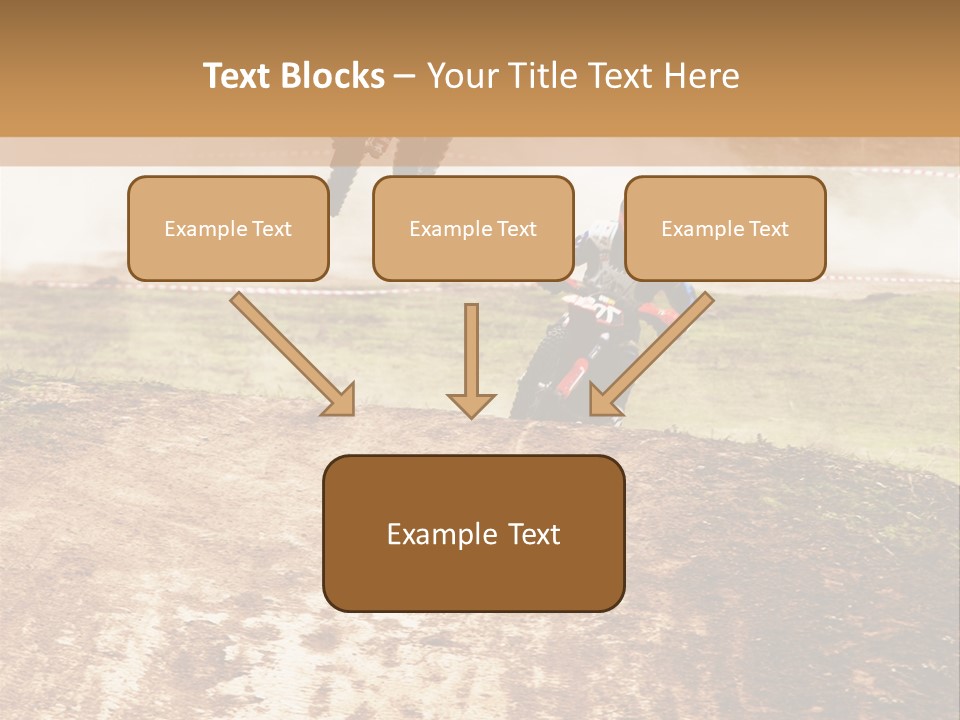 Intense Motocross Speed PowerPoint Template