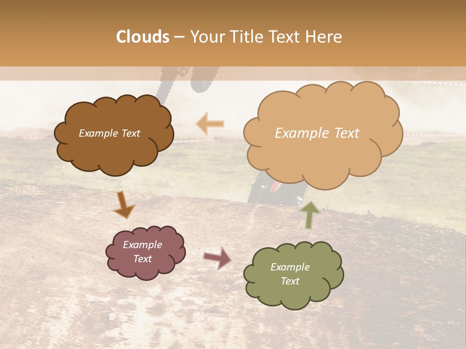 Intense Motocross Speed PowerPoint Template