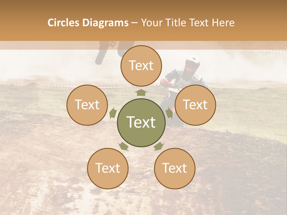 Intense Motocross Speed PowerPoint Template