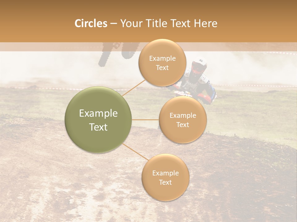 Intense Motocross Speed PowerPoint Template